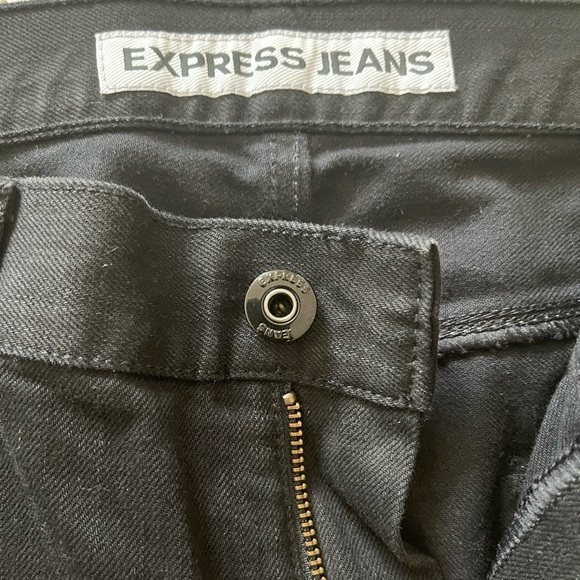 Express Men's Jeans 34 x 32 Rocco Slim Fit Skinny Leg Black Denim - Picture 6 of 7